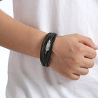 Memorial Feather Men's Bracelet
