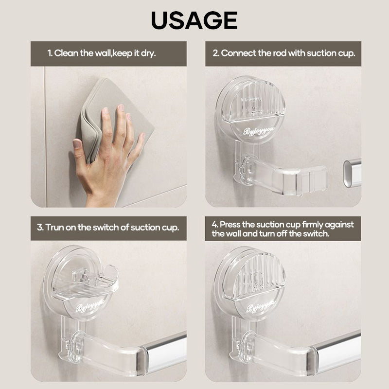 Suction Cup Towel Holder