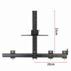 Precision template for exact drilling and installations