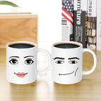 Emoji printed ceramic mug