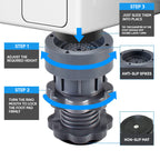 4 Piece Adjustable Height Washing Machine Support