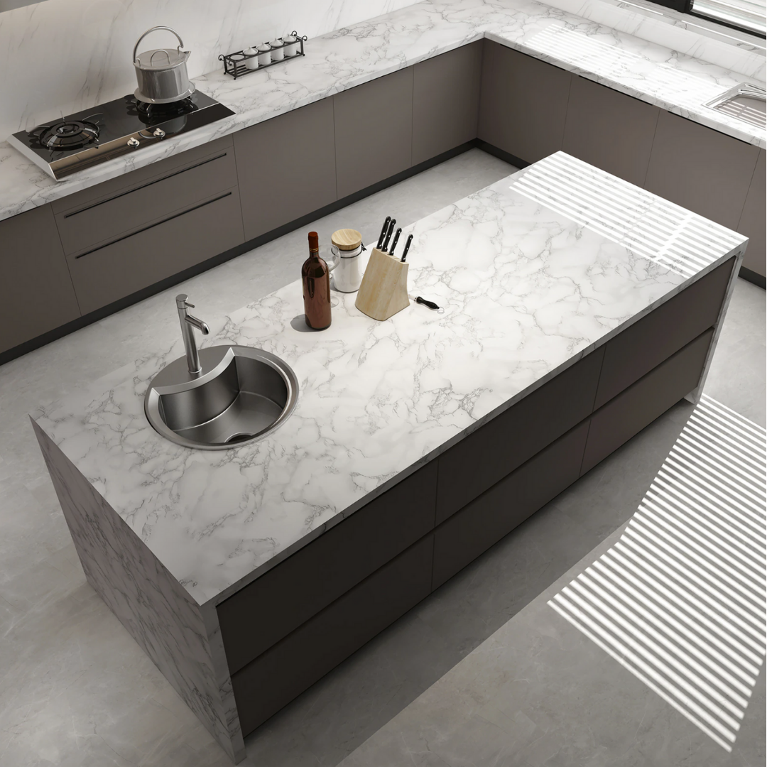 Eindhoven MarbleLook | Beautiful decoration for any surface! Waterproof & Oilproof