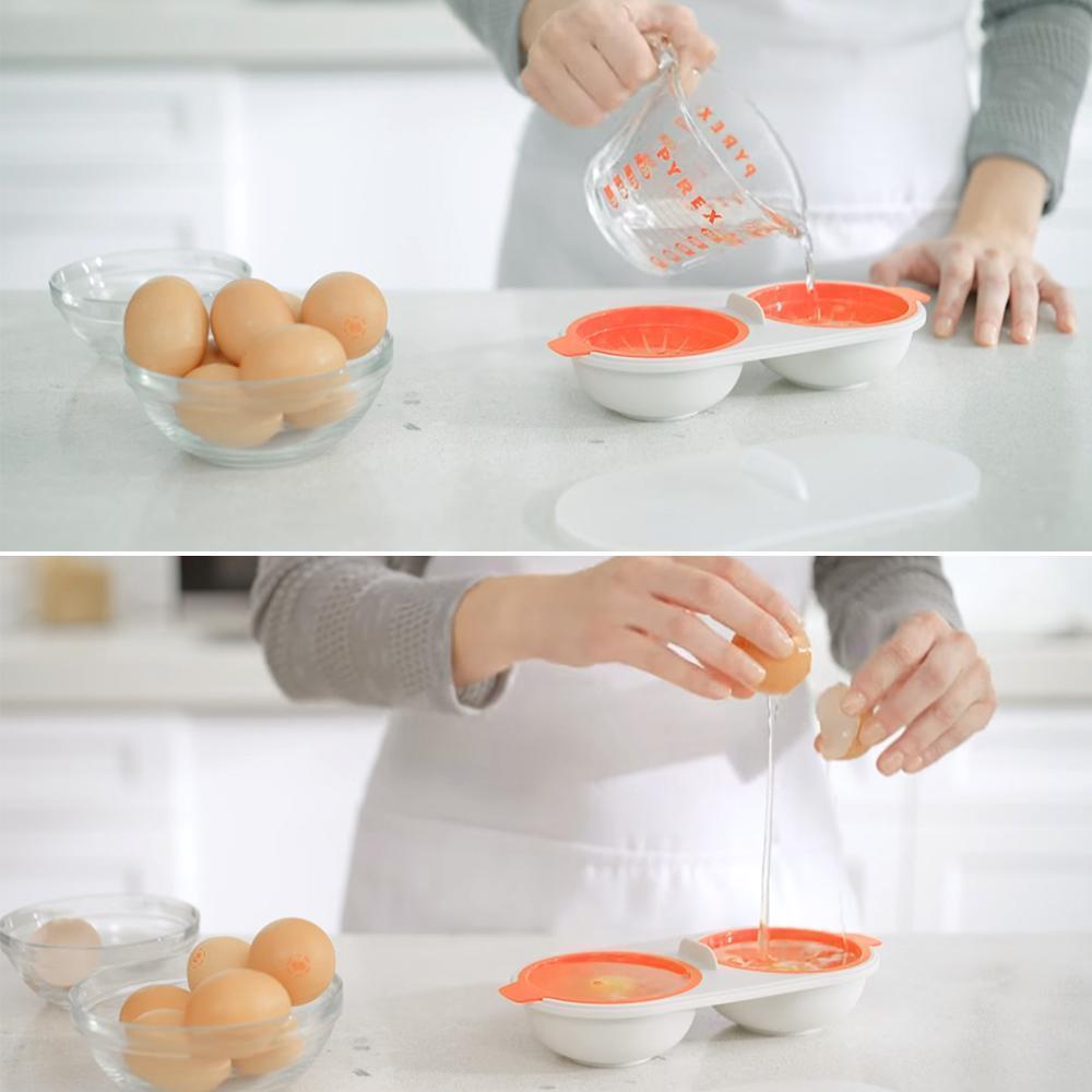 Double Microwave Egg Cooker