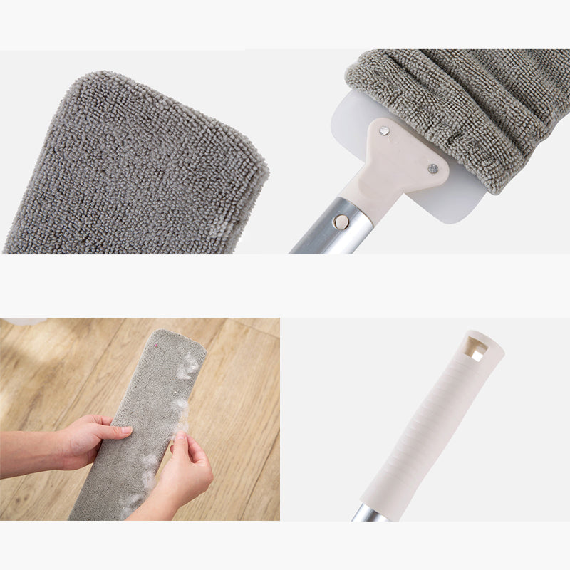 Dust broom with long handle
