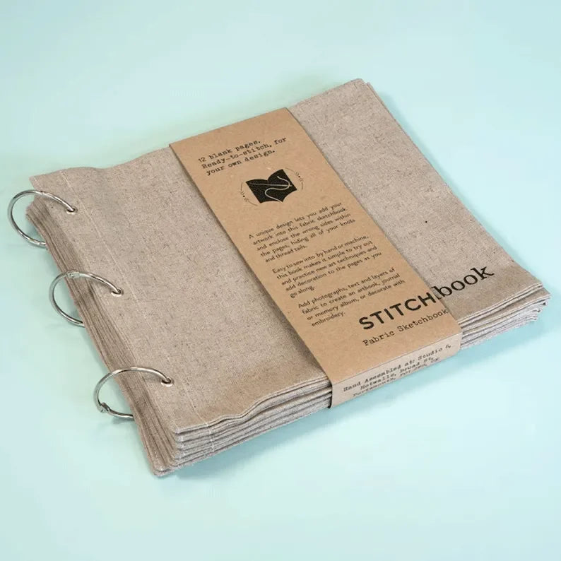 White Fabric Sketchbook