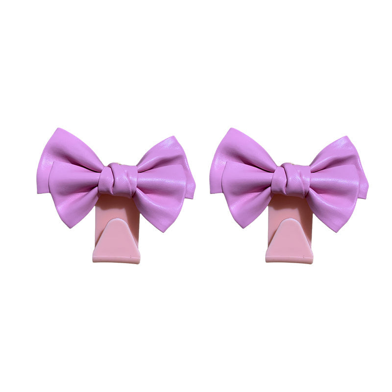 Bowknot Design Car Seat Back Hooks