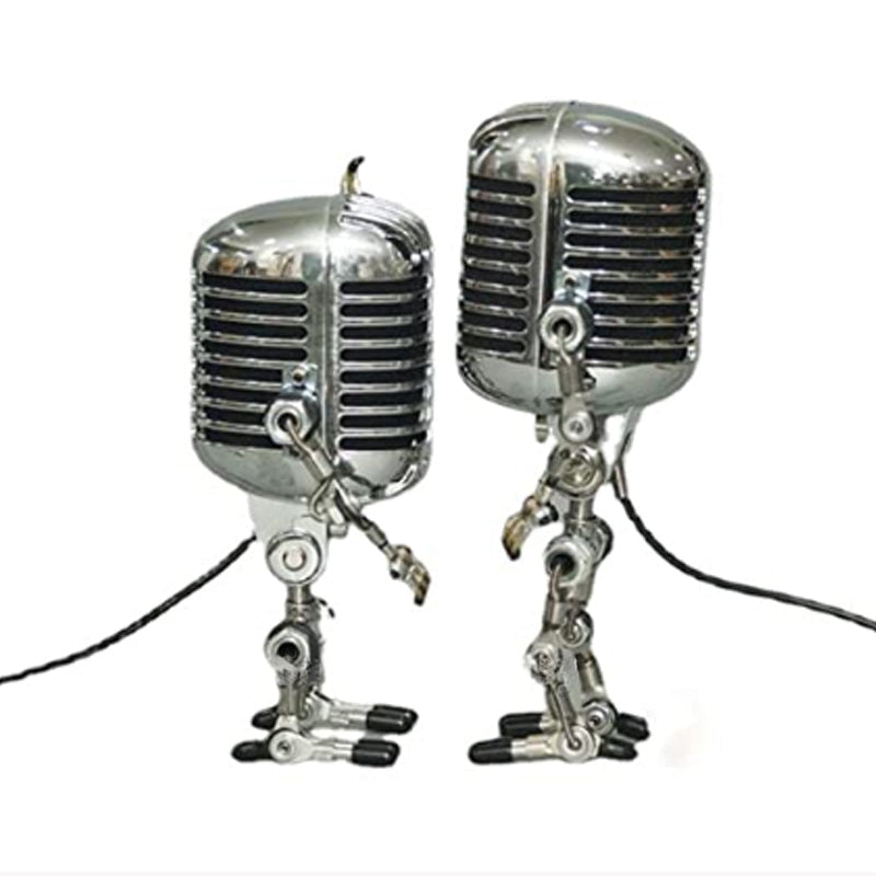 Retro Microphone Robot