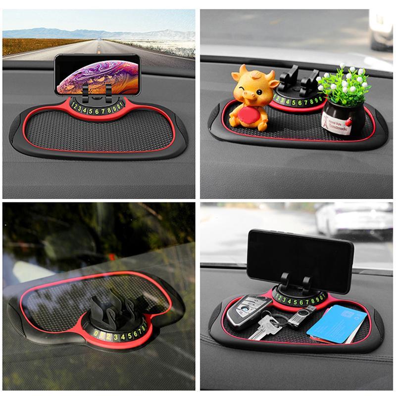 Instrument panel mobile phone holder anti-slip mat