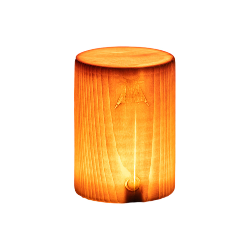 LumiWood – LED table lamp with battery and touch control