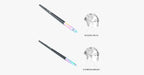 Black Mermaid Rainbow Feather Set