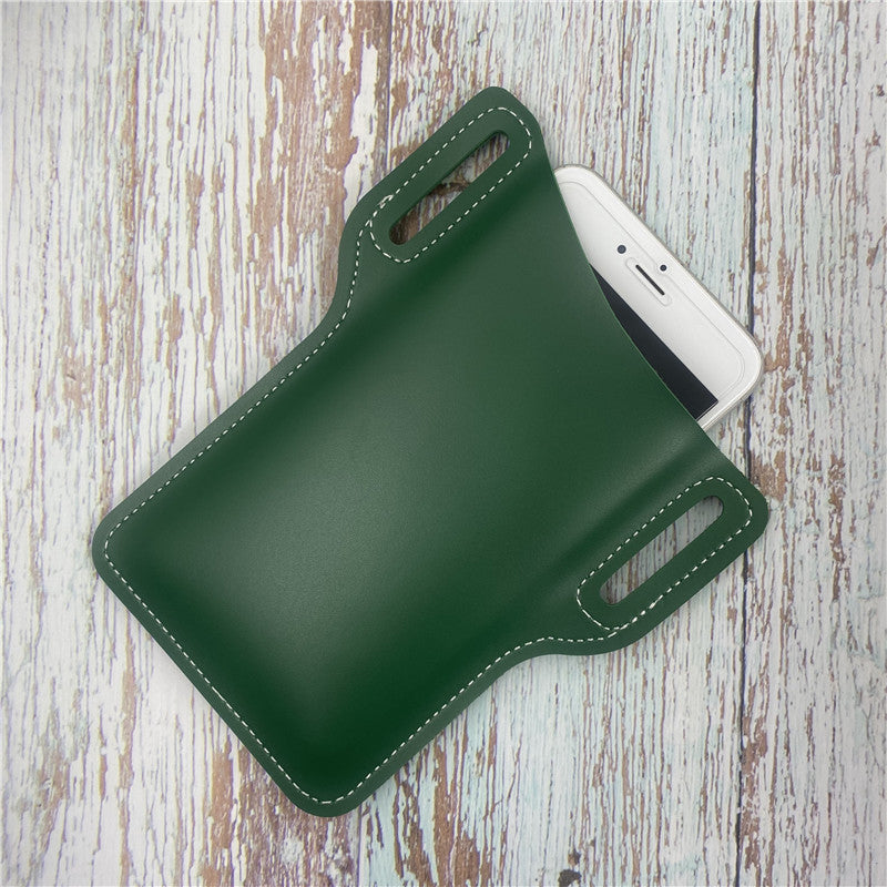 Retro Short Phone Case Belt Pouch