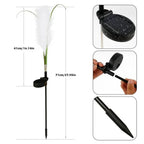 Decorative Rattan Garden Lighting – Solar Lamp in Grass Design for Outdoor Use