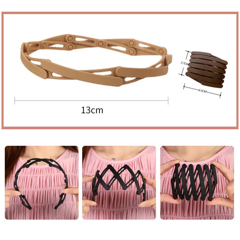 Wearable Telescopic Hairbands for Women's Hair