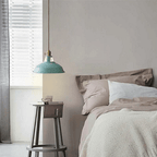 Vintage pastel pendant lamp - Metallic elegance - Soft ambiance