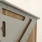 Aluminum alloy triangle and square ruler