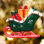 Christmas Tree Hanging Resin Ornament Pendant