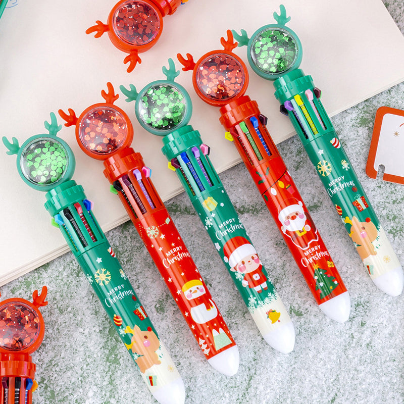 Sweet Christmas Glitter Pens