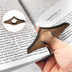 Book reading tool made of solid wood