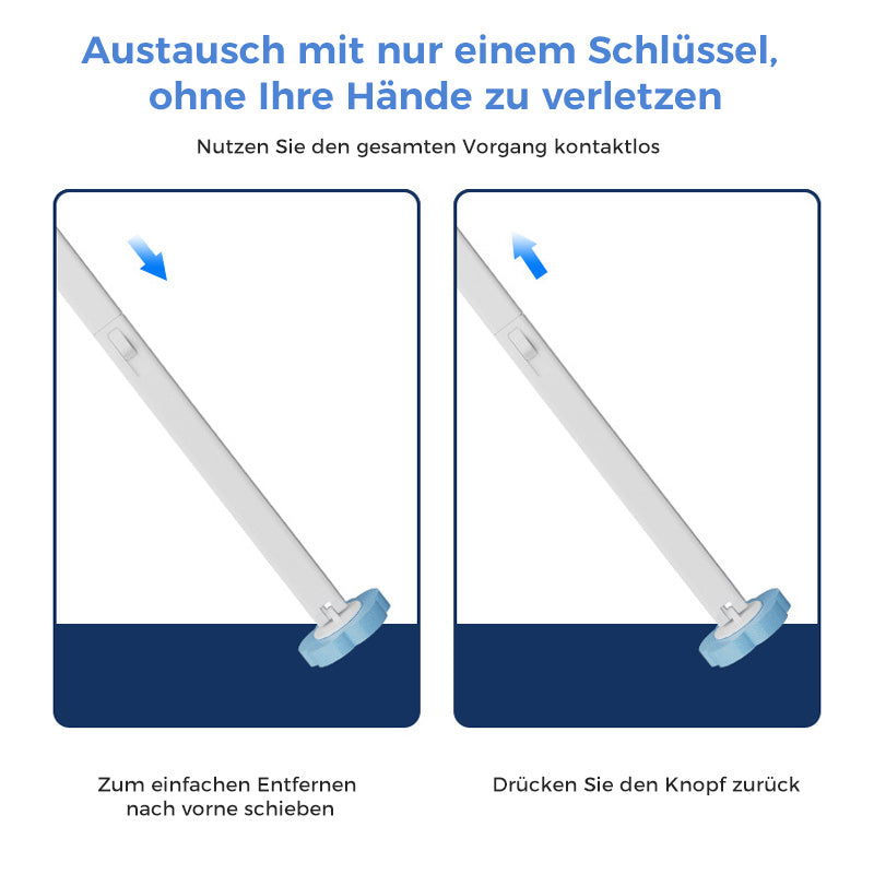 Disposable toilet brush