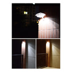 Solar UFO Shape Design Fence Light LED Outdoor Wall Lamp