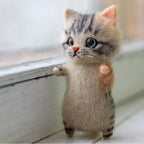 DIY Cat Wool Felt Gift for Cat Lovers