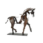 Handcrafted Metal Horse Sculpture "Adonis"