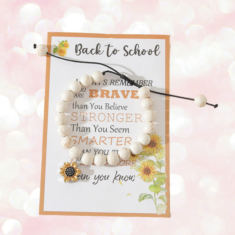 Sunflower Bracelet - "Back to School"