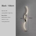 Minimalist Luxury LED Wall Sconce - Multiple Sizes, Finishes, and Dimming Options