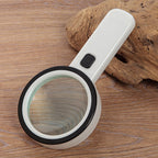 30x optical magnifying glass with LED light