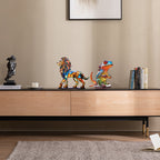 Wildlife Art with Base Wild Animal Desktop Decorations