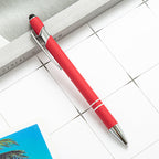 Metal Print Aluminum Ballpoint Pen, 8 Pieces