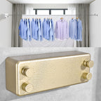 Retractable clothesline for indoors/outdoors