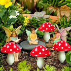 MoonlitMushrooms Solar Garden Lights