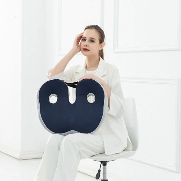 Adjustable Memory Foam Seat Cushion with Breathable Design