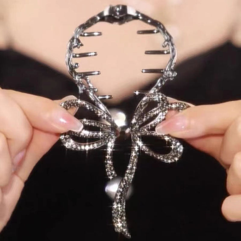 Bow Light Luxury Premium Feeling Hair Clip