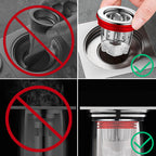 Magnetic odor-neutralizing floor drain core