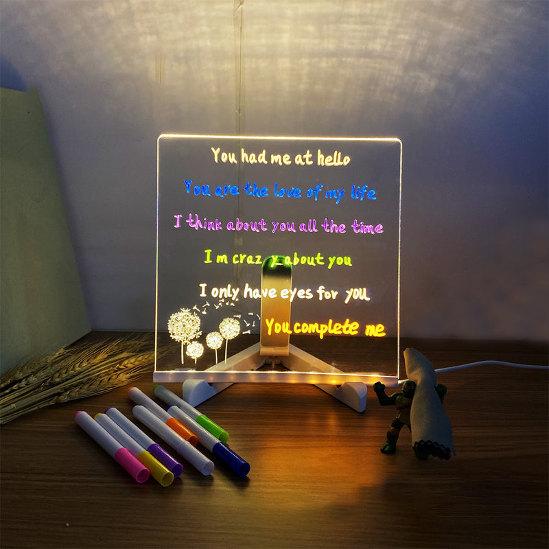 LED-Whiteboard with Colors