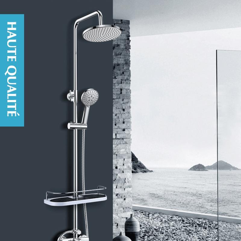 Multifunctional shower shelf