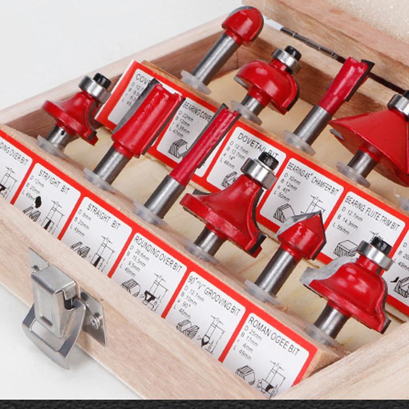 Shank Woodworking Tools Set