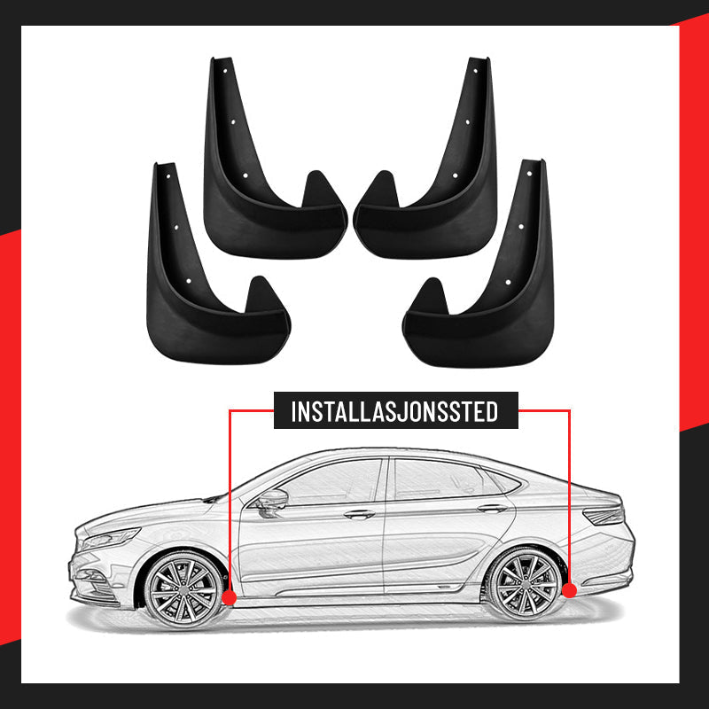Universal wheel arch for car
