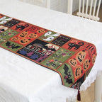 Halloween Decorative Tablecloth Cotton Blend Table Runner 33x180cm