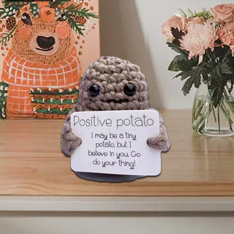 Funny Gift Knit Positive Potato