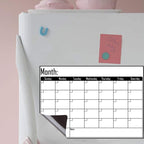 Fridge magnet calendar sticker