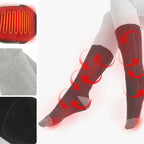 Heated socks with adjustable temperature