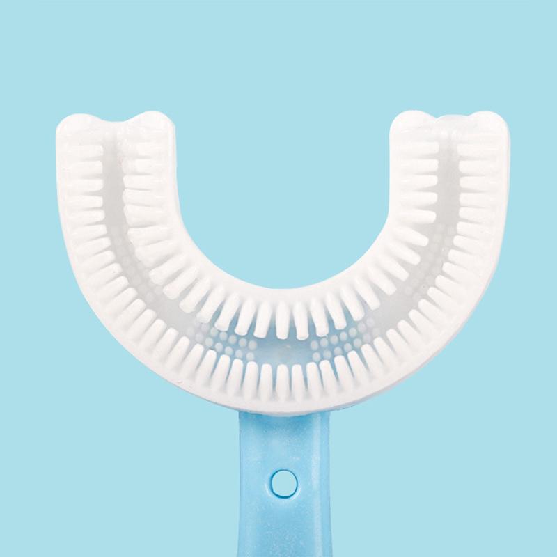 U-shaped toothbrush for children