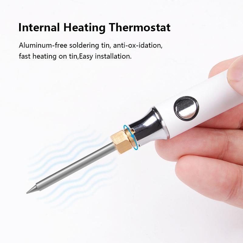 USB portable electric soldering iron set