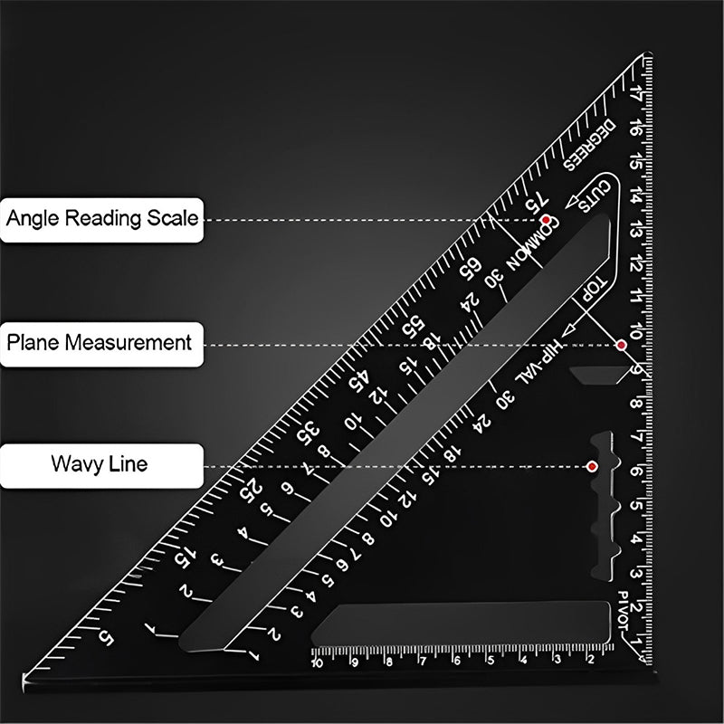 Aluminum alloy woodworking tools