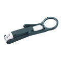 Portable nail cutter with magnifying glass
