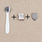 Rubber handle callus razor