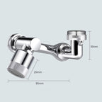 Multifunctional swivel extension faucet